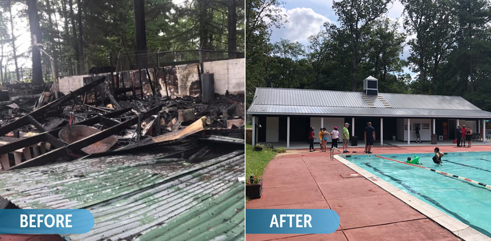 Lochearn Pool: Before & After
